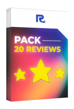 20 Reseñas de Google Mensuales 100% reales y personalizables