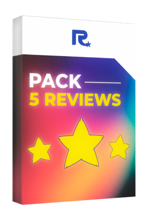 5 Reseñas de Google Mensuales 100% reales y personalizables